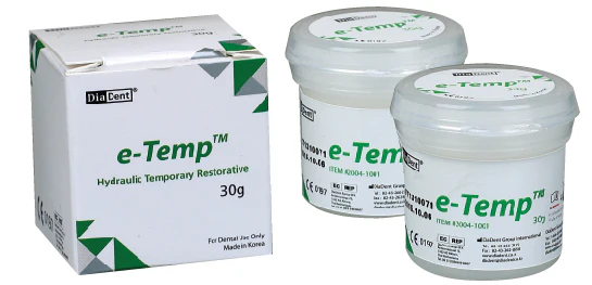 Diadent E-Temp /Temporary Filling Material / Dental Restorative