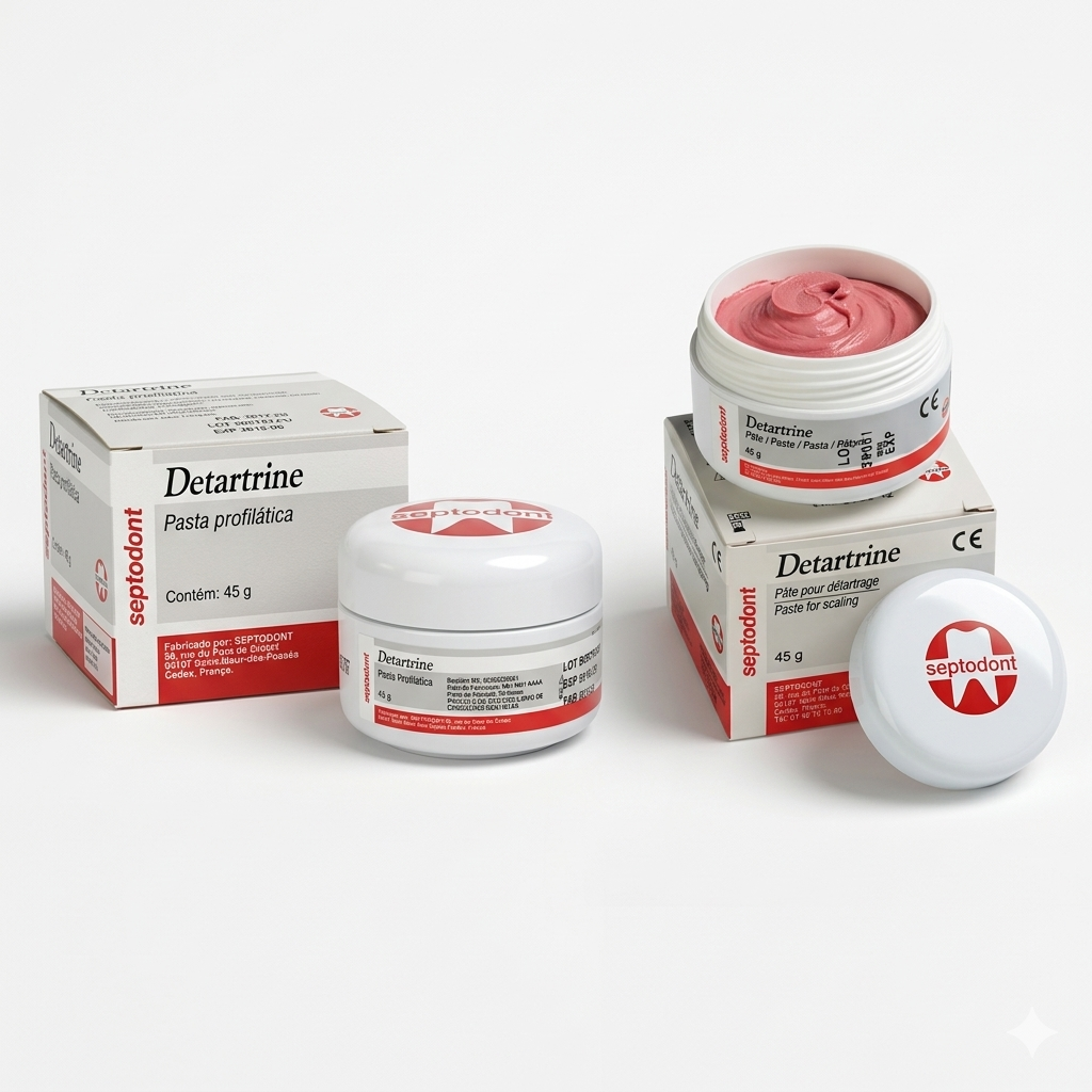 Detartrine pastes for scaling and polishing septodont