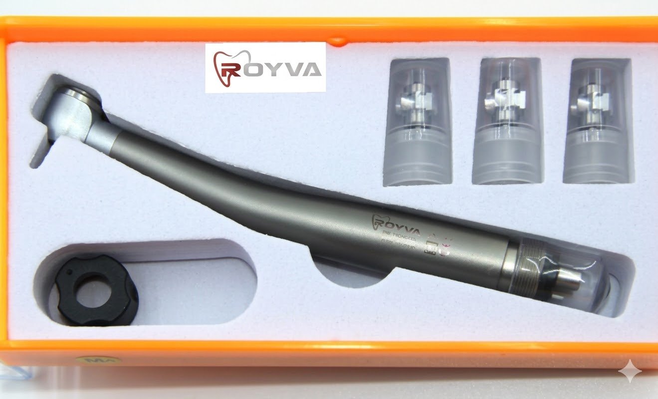 Royva Torque Head LED Handpiece With 3pcs Free Cartidge