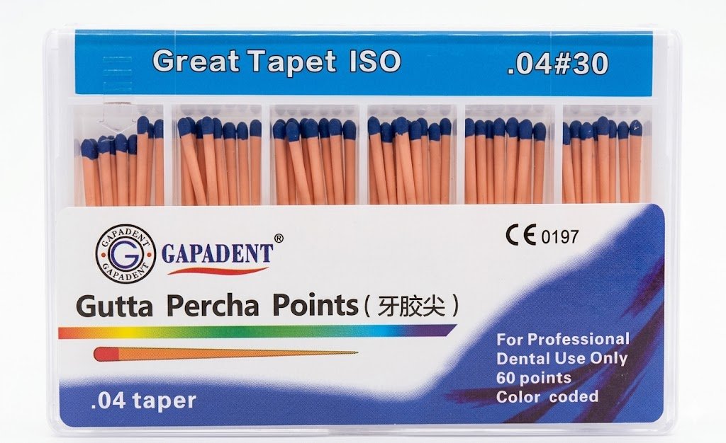 Gapadent® Gutta Percha Points .04 Taper (#30)