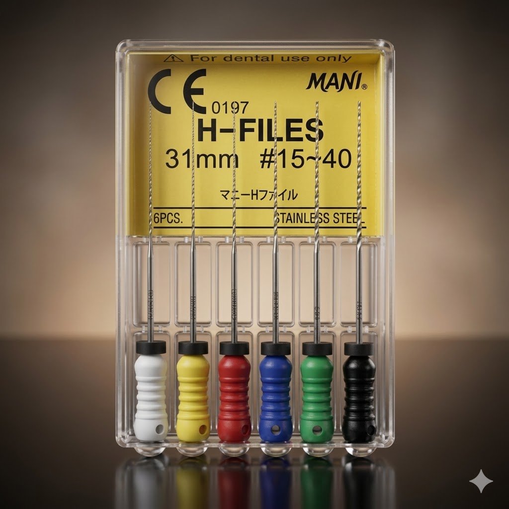 Mani H-Files 31mm #15~40