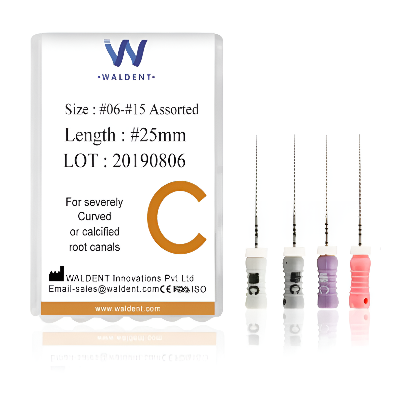 Waldent C-Files (Assorted #06-#15, 25mm)