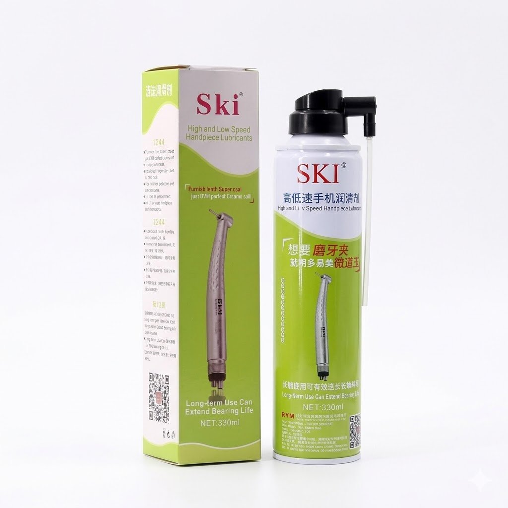 SKI Handpiece & Endomotor Spray Lubricant Oil