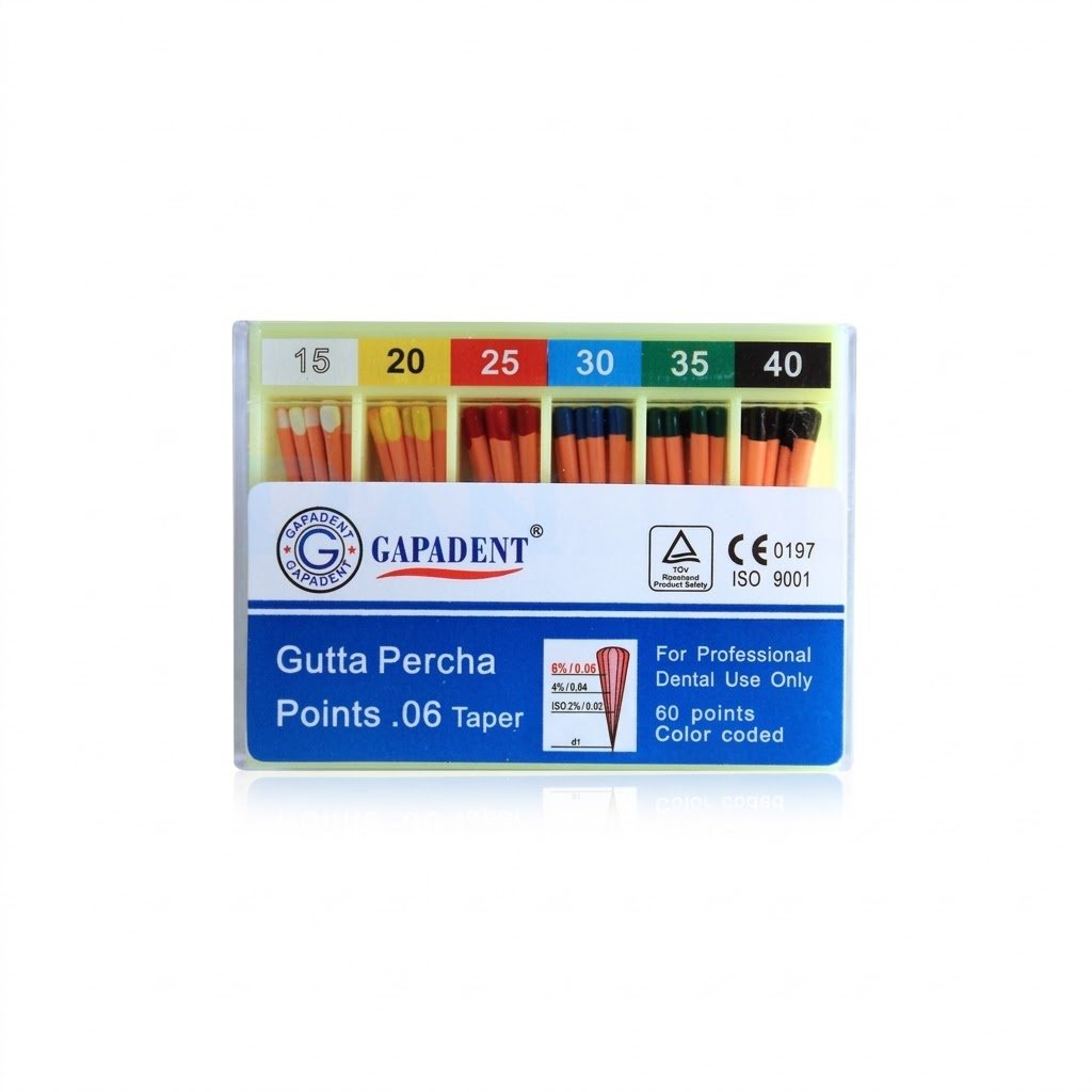 Gapadent Gutta Percha Points (Assorted 15-40)