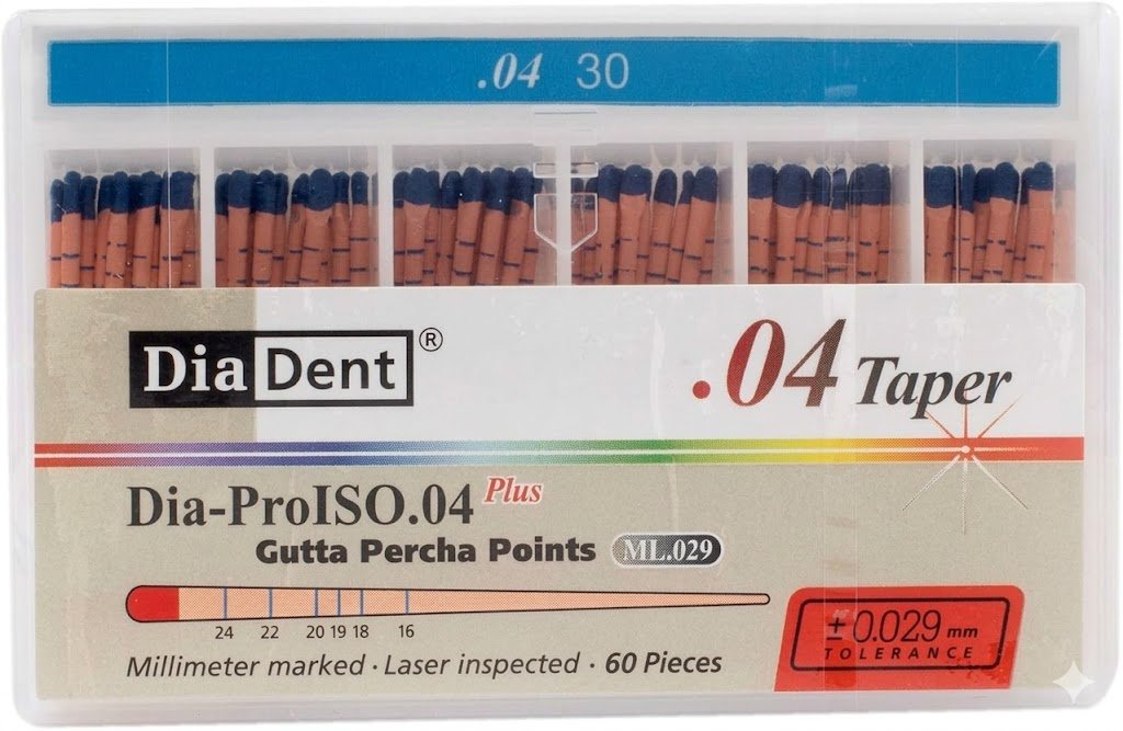 Dia-ProISO .04 Plus™ Gutta Percha Points (Size 30)