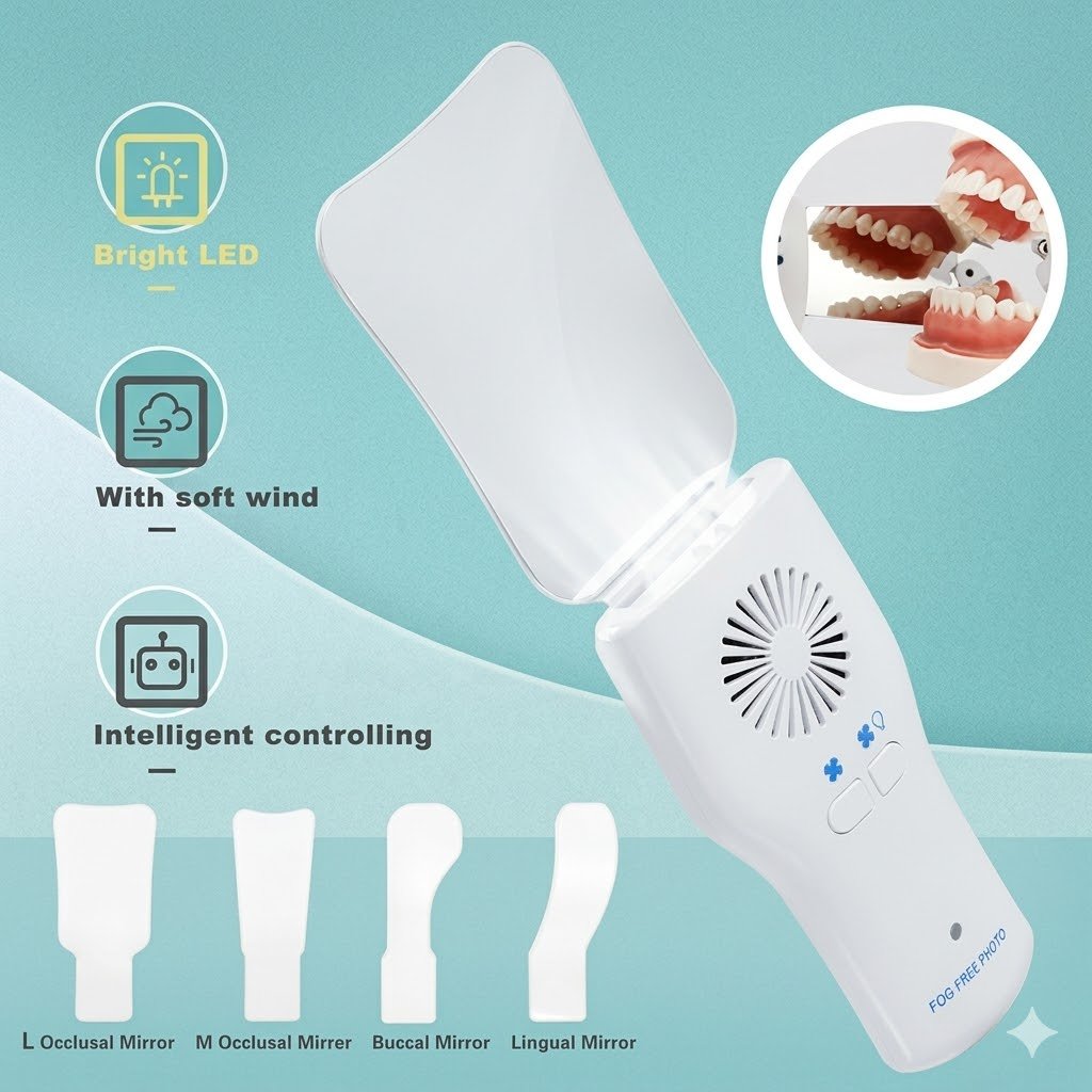 Automatic LED Anti-fog Mirrors For Oral Photography