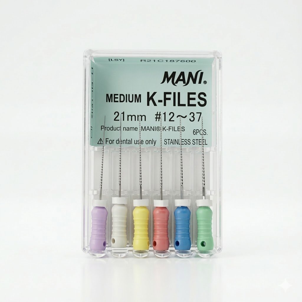 Mani K-File 21mm Assorted # 12-37