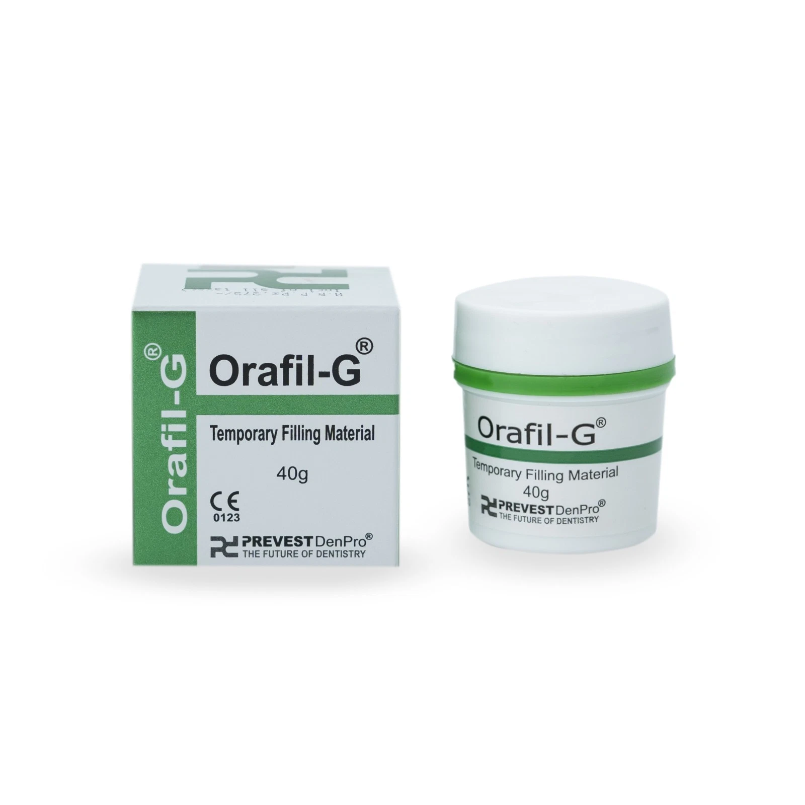 ORAFIL G Pre Mixed Temporary Dental Filling Material 40gm Jar