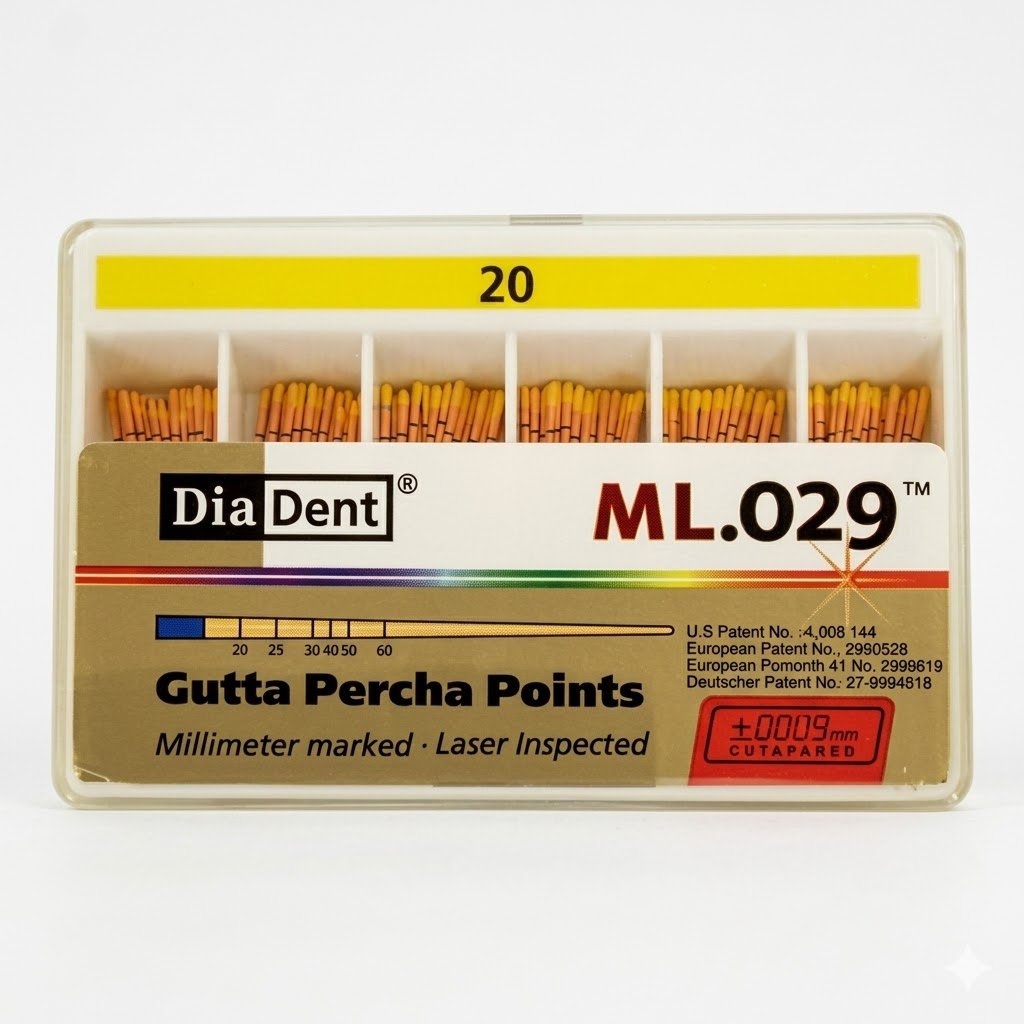 DiaDent® ML.029™ Gutta Percha Points (Size 20)
