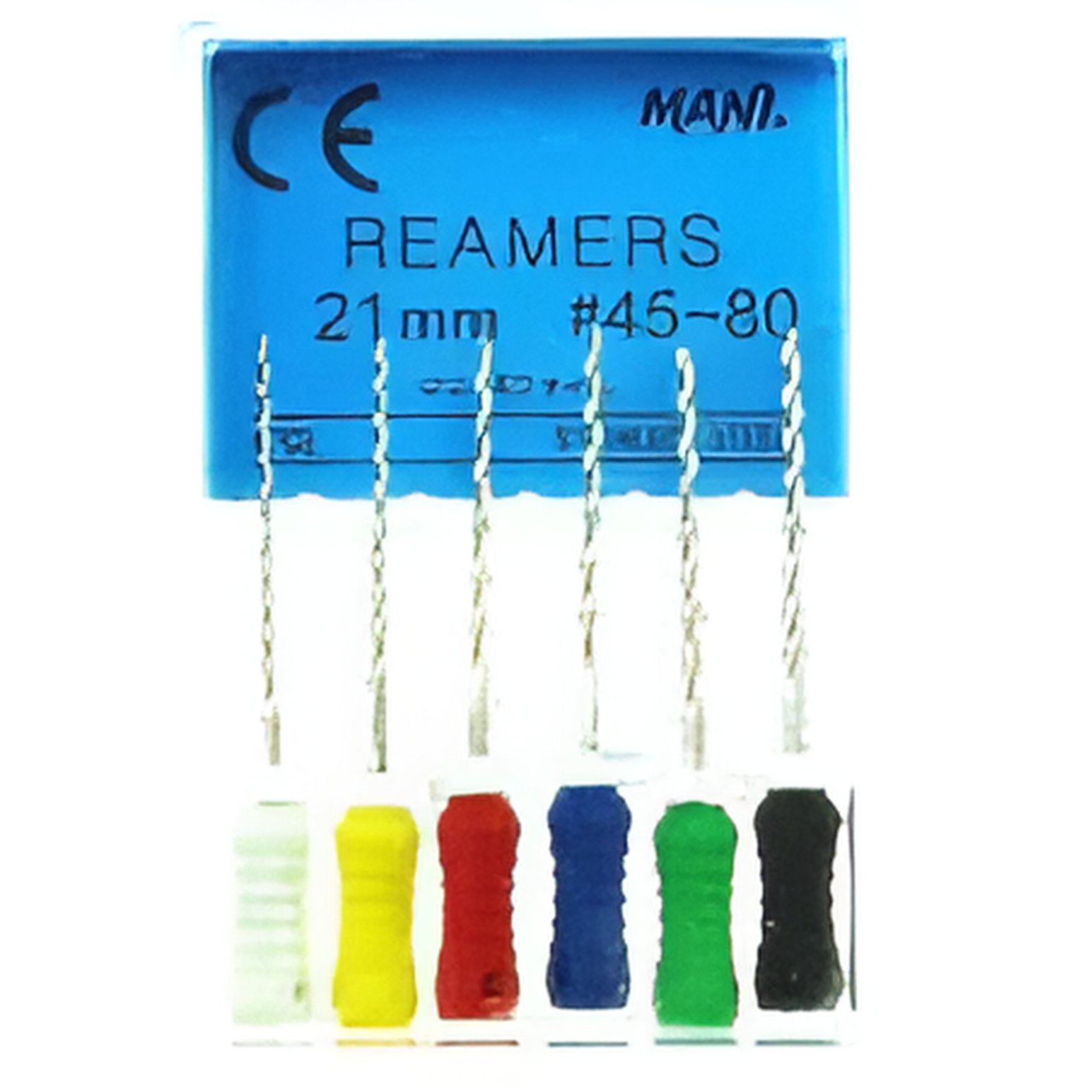 MANI REAMERS ( Hand Files ) 21mm #45-80