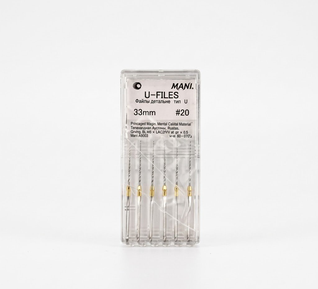 U-Files Mani 33mm #20  6pcs