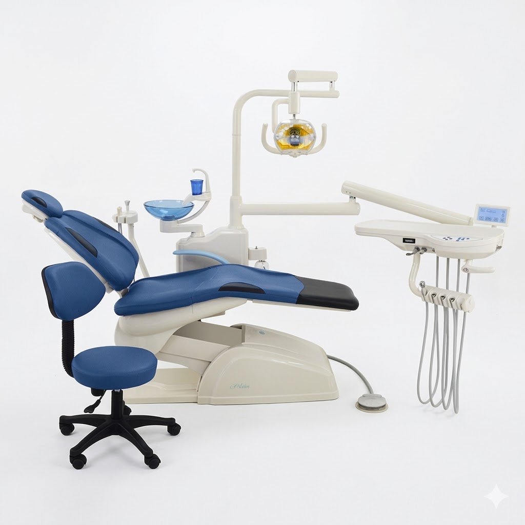Comfortable Dental Unit with Halogen Lamp C32