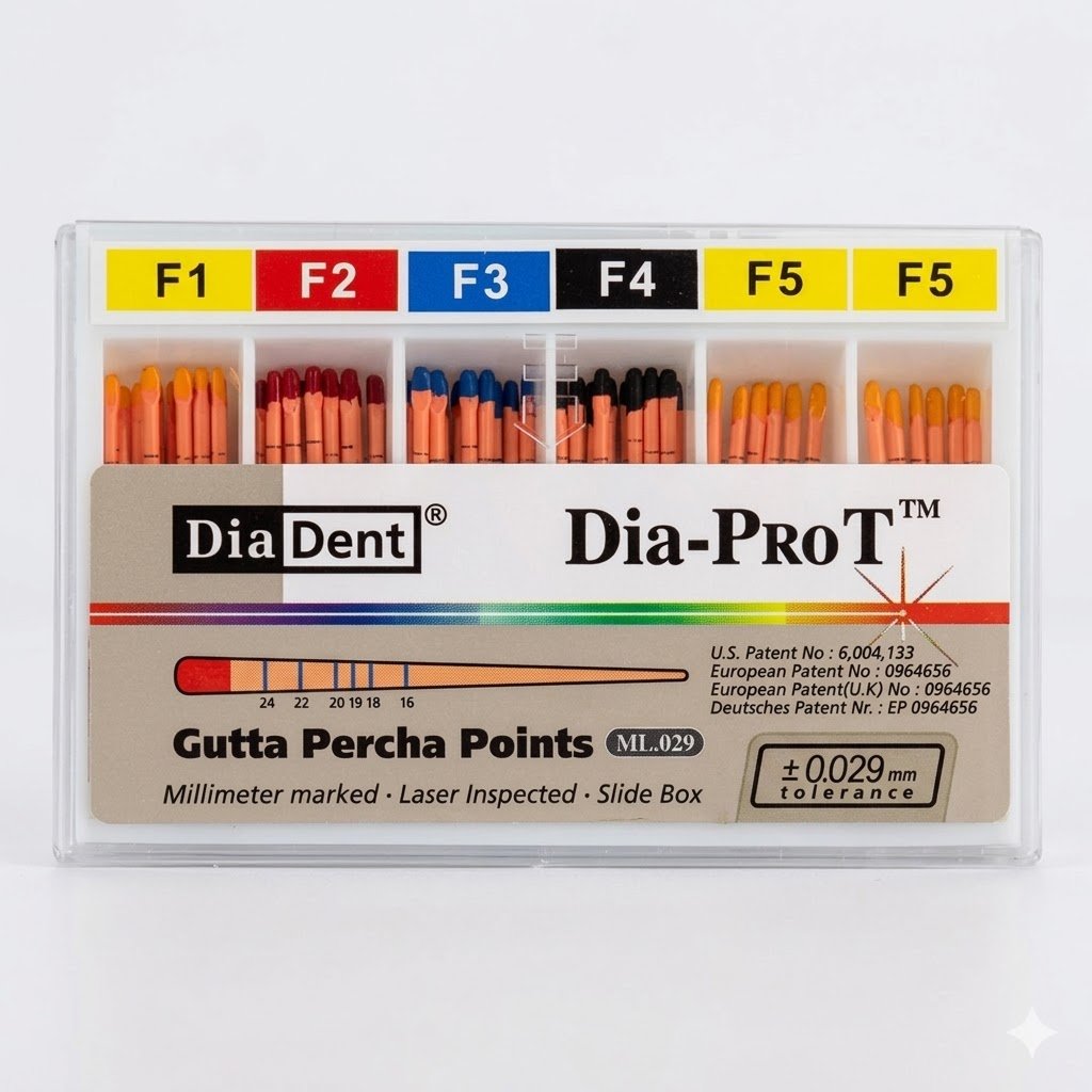 Dia-ProT™ Gutta Percha Points (Millimeter Marked)