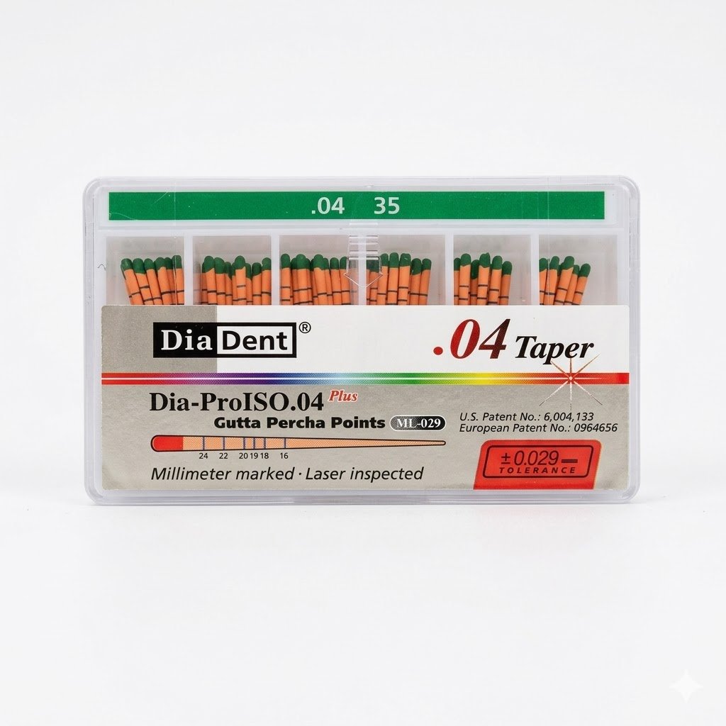 Dia-ProISO .04 Plus™ Gutta Percha Points (Size 35)