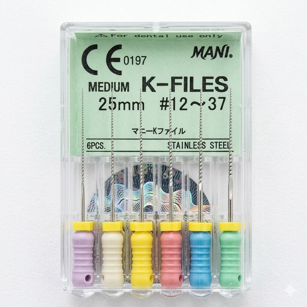 Mani K-Files 25mm #12~37