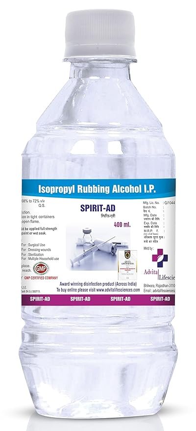 SPIRIT-AD 70% Iso-Propyl Alcohol (I.P. Grade)