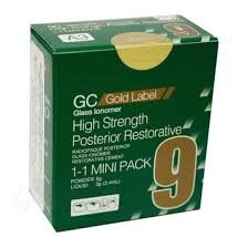 GC Fuji Gold Label Type 9 Posterior Restorative Cement Mini Pack