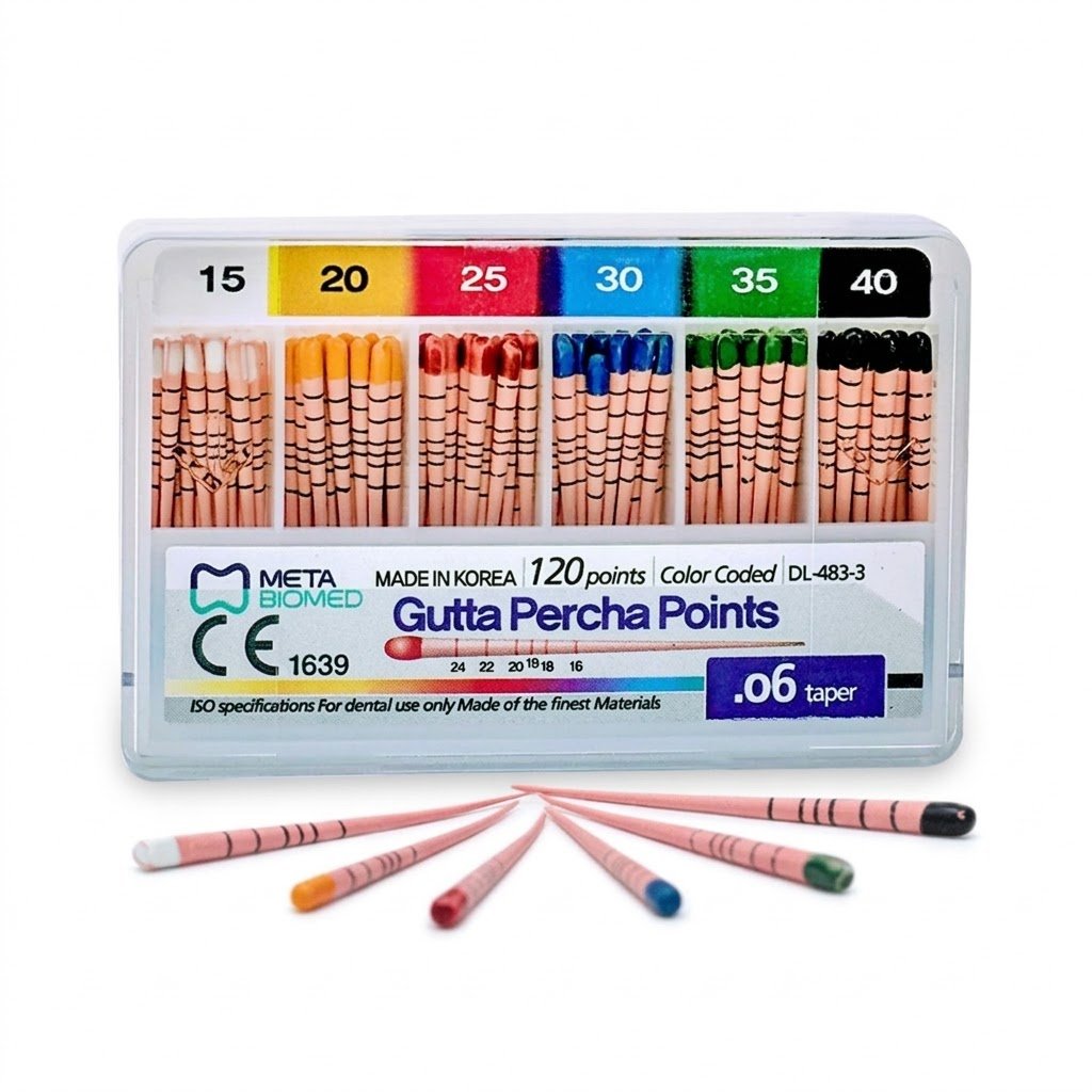 Gutta Percha Points (Assorted Sizes #15-40, .06 Taper)