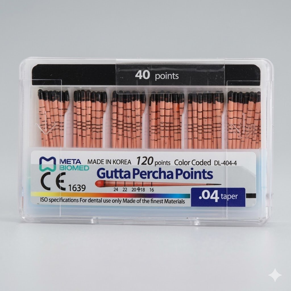 Gutta Percha Points (ISO Size 40, .04 Taper)