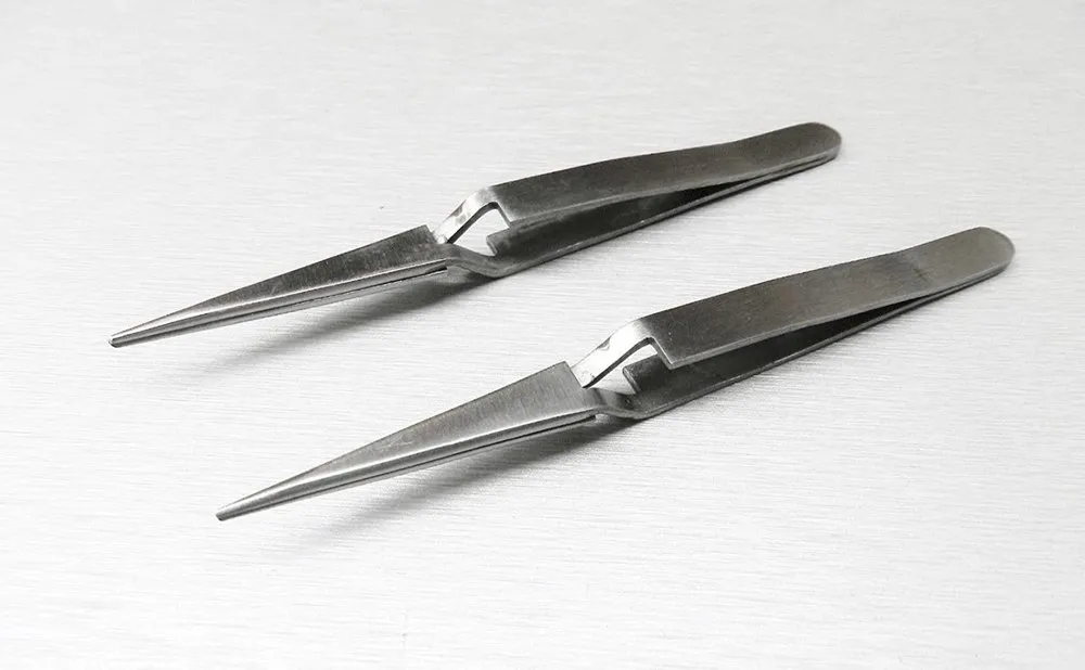 Stainless Steel Cross Action Tweezer