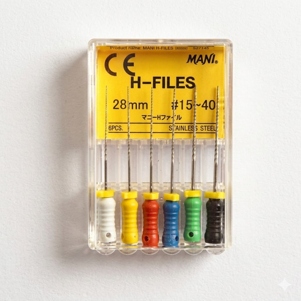 Mani H-Files 28mm #15-40